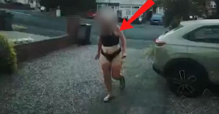 Półnaga kobieta przyłapana o świcie. Kuriozalne sceny w Anglii
