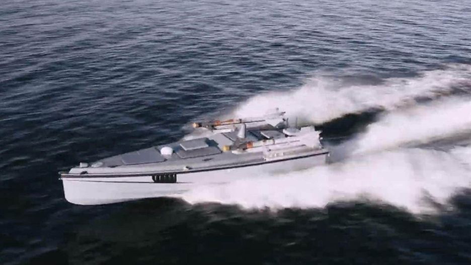 Ukraiński dron Magura z zamontowanymi pociskami AIM-9 Sidewinder
