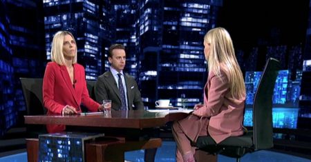 Ostra wymiana zdań w "Kropce nad i". Olejnik nie wytrzymała