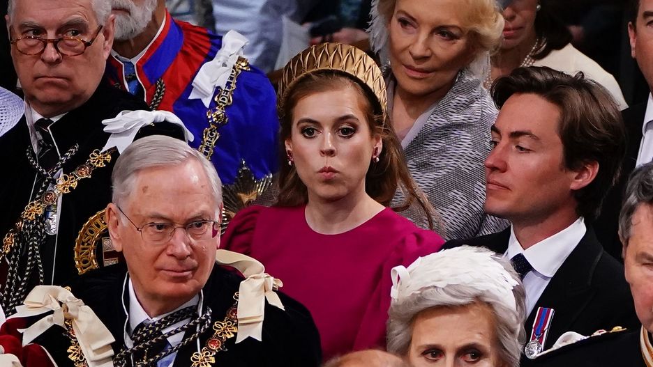 Księżniczka Beatrycze na koronacji Karola III