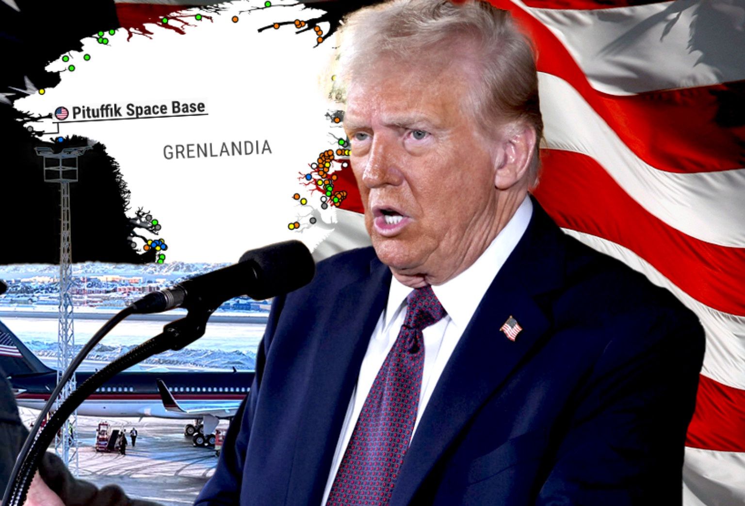 wiadomości,aktualności,WP Wiadomości Czy to zmiana tonu w sprawie Grenlandii? Donald Trump: nie będę używał siły