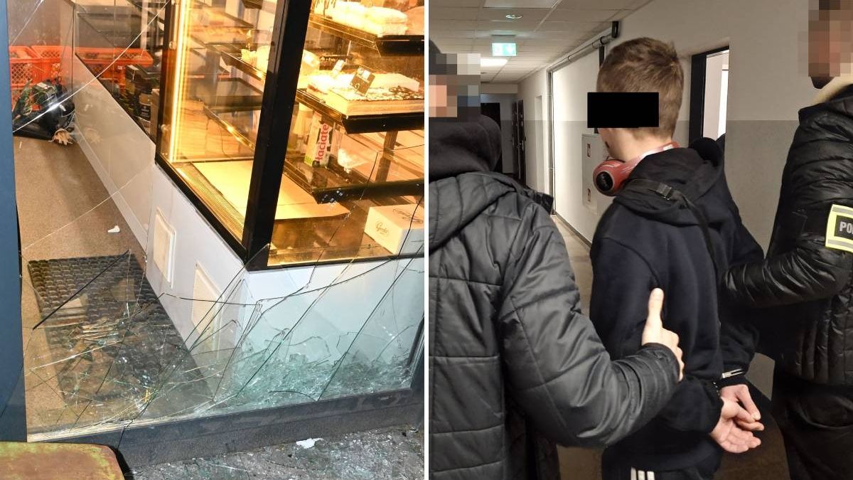 Włamał się do sklepu piekarniczego przy ul. Zana