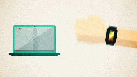 PornHub Wankband to opaska z powerbankiem, którą naładujesz... "kochając siebie" 1