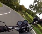 Naprawd szybka jazda na Hondzie CB500