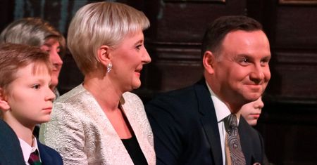 Andrzej Duda z żoną na koncercie kolęd w Krakowie (ZDJĘCIA)
