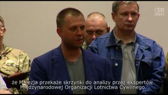 Lider separatystów przekazał Malezyjczykom czarne skrzynki