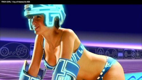 Trójwymiarowy teledysk z dziewczyną z Trona [wideo] 1