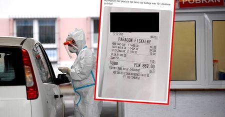 Test na koronawirusa za 869 zł. Pokazał paragon i pyta o badania ministrów