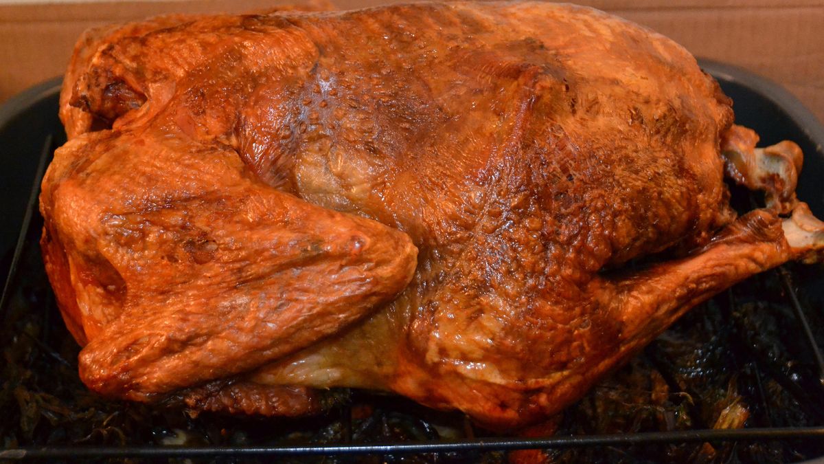 Pieczony korpus z indyka w roztworze (samo mięso)