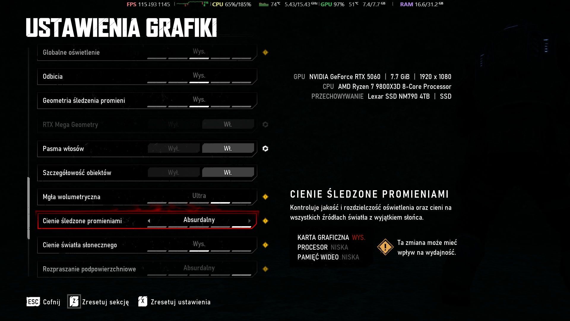 Gears of War: E-Day - optymalne ustawienia dla kart z 8 GB vRAM