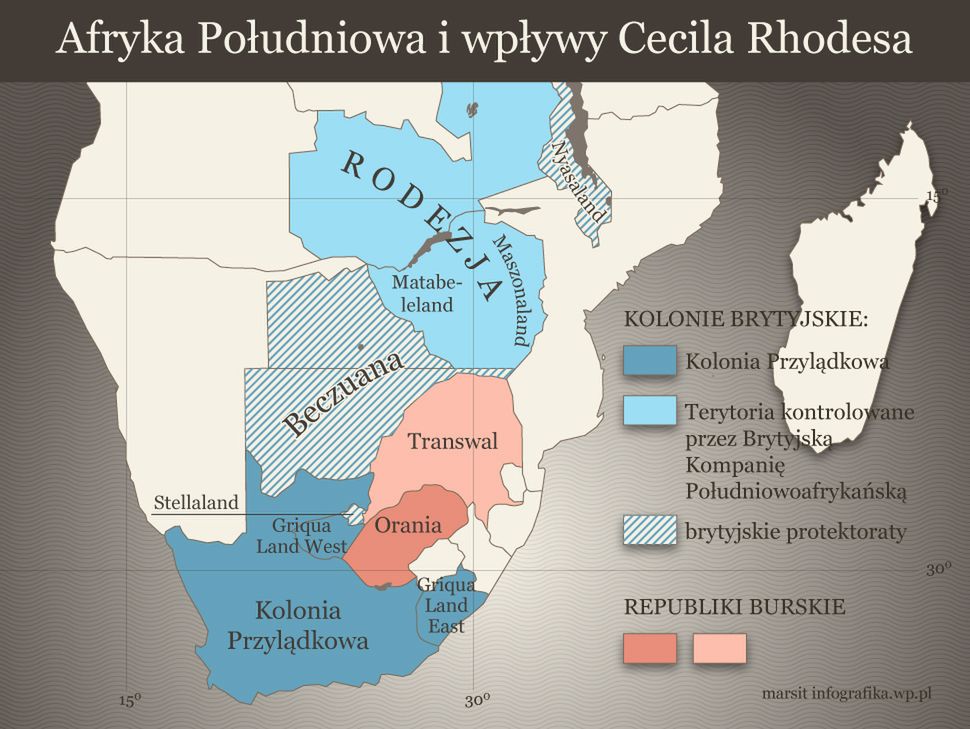 Państwo Afrykańskie Które W 19 Wieku Obroniło Swoją Niepodległość Prywatne państwo Cecila Rhodesa - WP Opinie