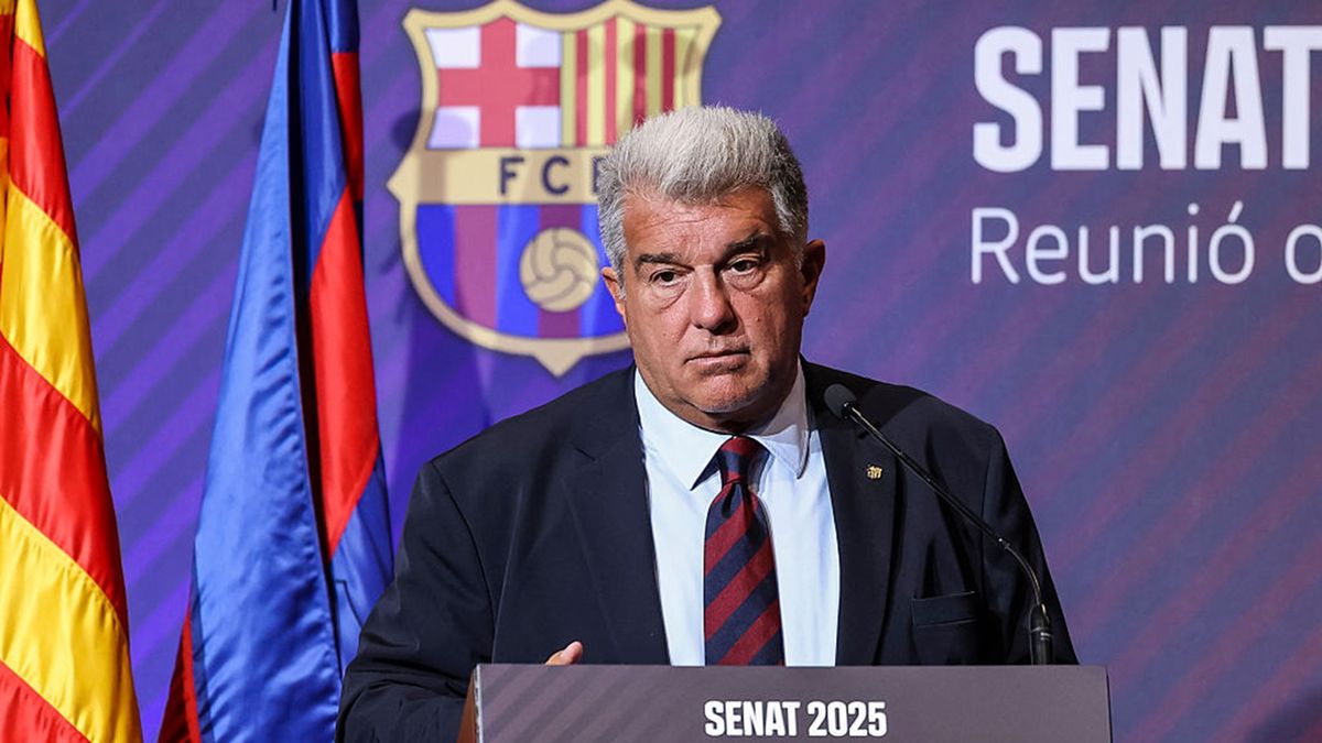 Getty Images / Javier Borrego / AFP7 / Na zdjęciu: Joan Laporta