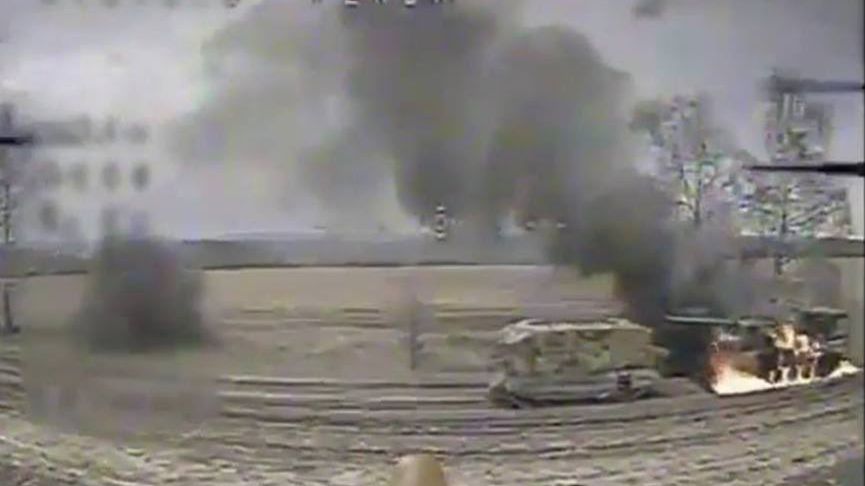 Moment zniszczenia sprzętu z Korei Północnej