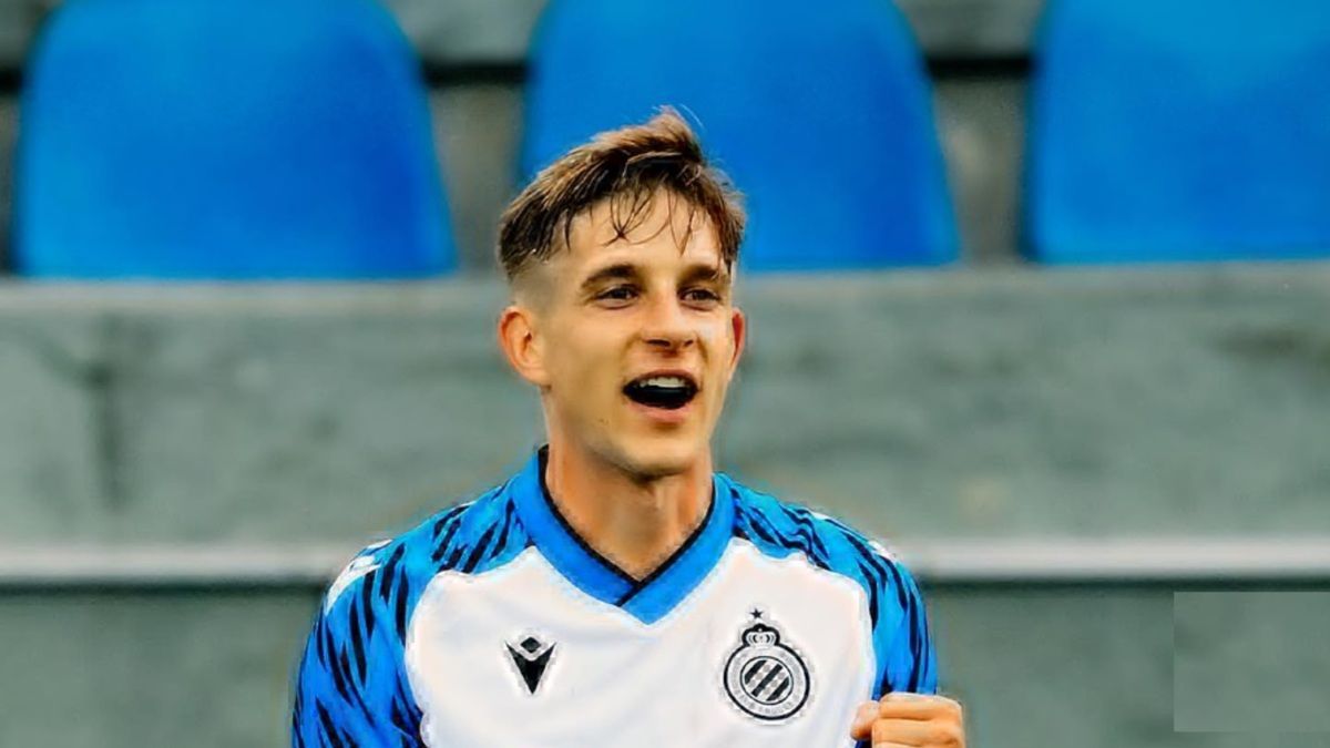 Michał Skóraś w barwach Club Brugge