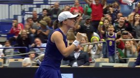 Zobacz, co zrobiła Świątek po wygranym meczu