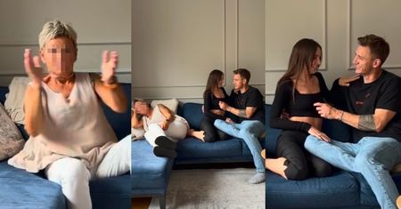 Rzeźniczakowie demonstrują "uroki mieszkania z mamą", imitując ZBLIŻENIE. Internauci zażenowani: "JAKI CRINGE" (WIDEO)