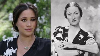 Internauci twierdzą, że Meghan Markle wybrała suknię jak Wallis Simpson, która "ukradła" króla Brytyjczykom!