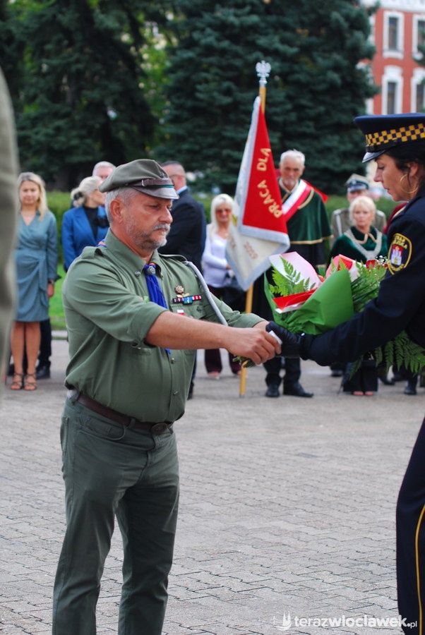 Miejska uroczystość upamiętniająca 87. rocznicę wybuchu II wojny