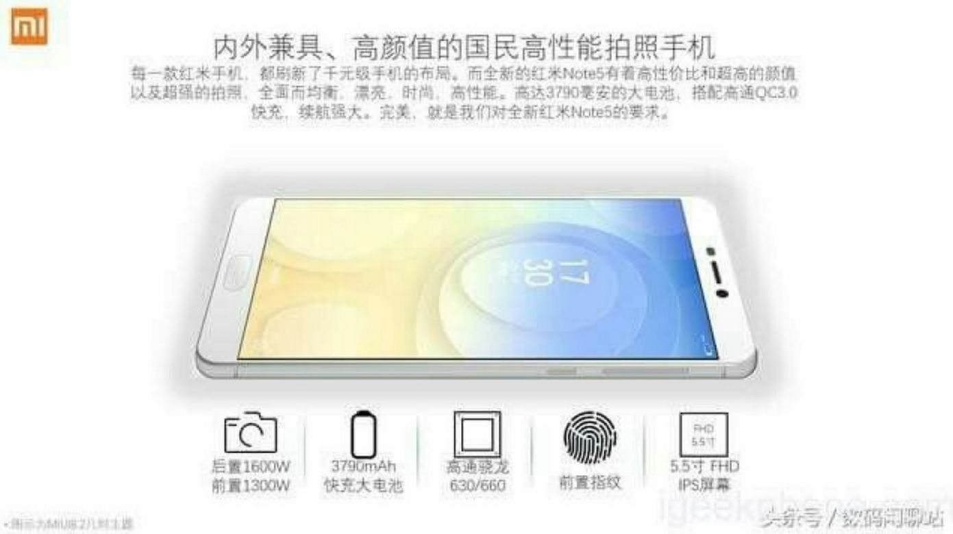 Xiaomi Redmi Note 5 i Redmi Note'a 5A na horyzoncie 3