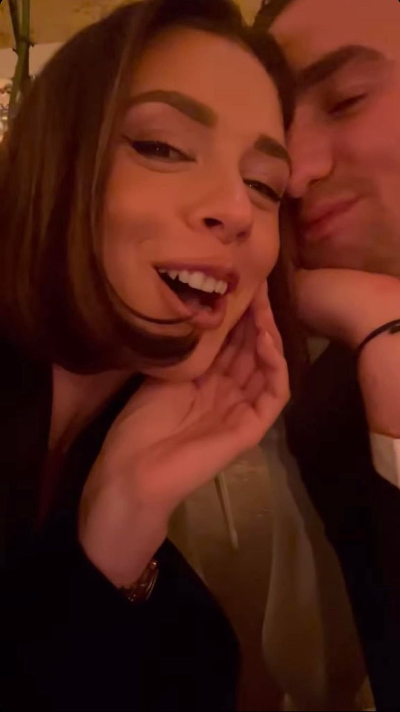 Klaudia Halejcio relacjonuje romantyczną kolację z ukochanym