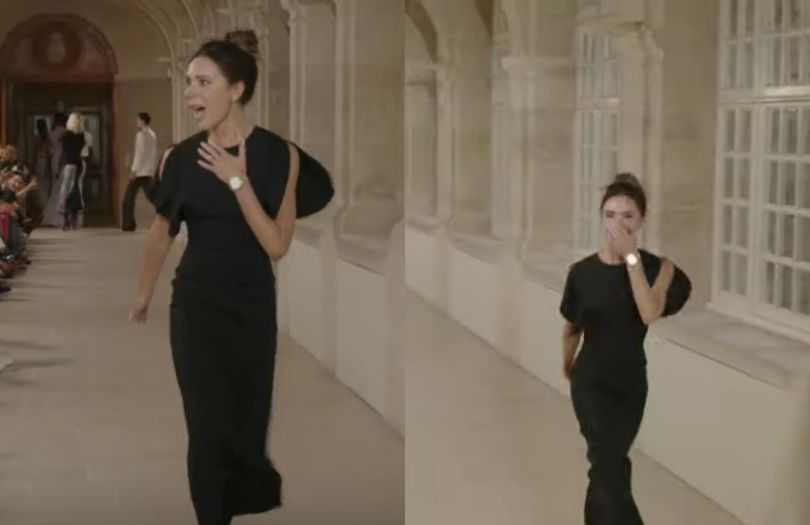 Victoria Beckham wybuchła płaczem po pokazie na Paris Fashion Week