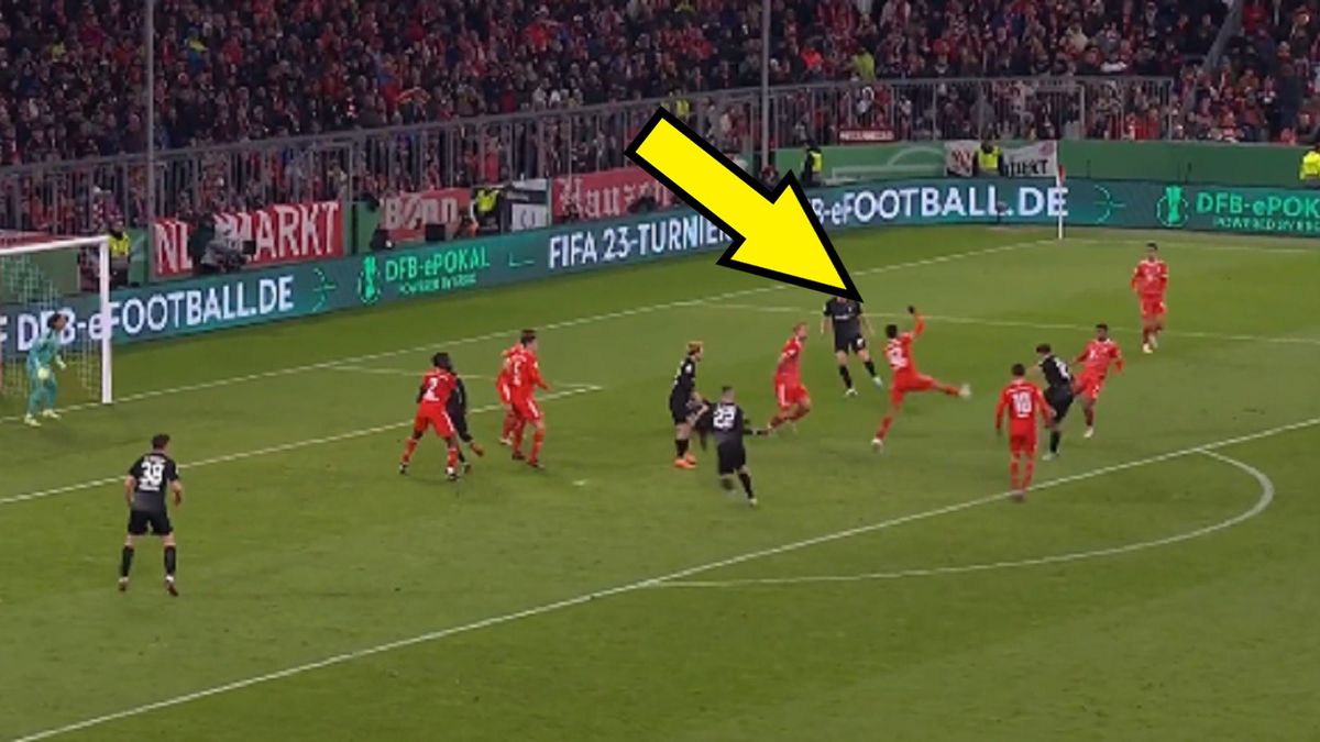 Twitter / oficjalny profil Eleven Sports / Na zdjęciu: kluczowy moment Musiali