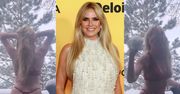 Heidi Klum w czerwonej koronkowej bieliźnie dokazuje na śniegu. Miło spędza czas na wczasach z ukochanym?