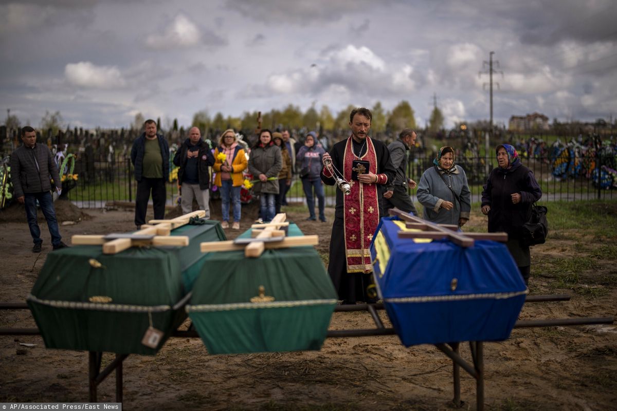 Rosjanie zamordowali w Buczy kilkuset Ukraińców