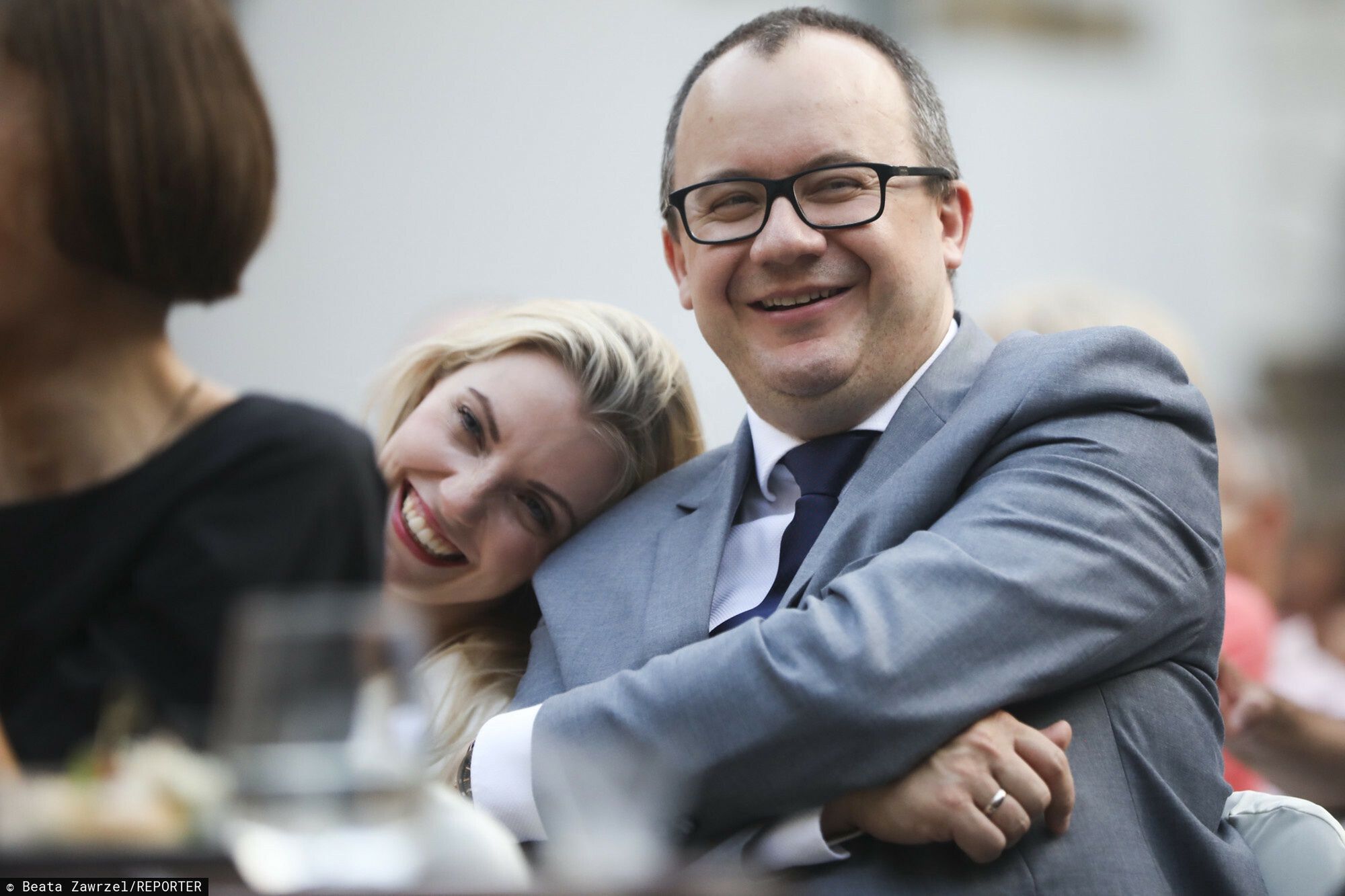 Adam Bodnar z żoną