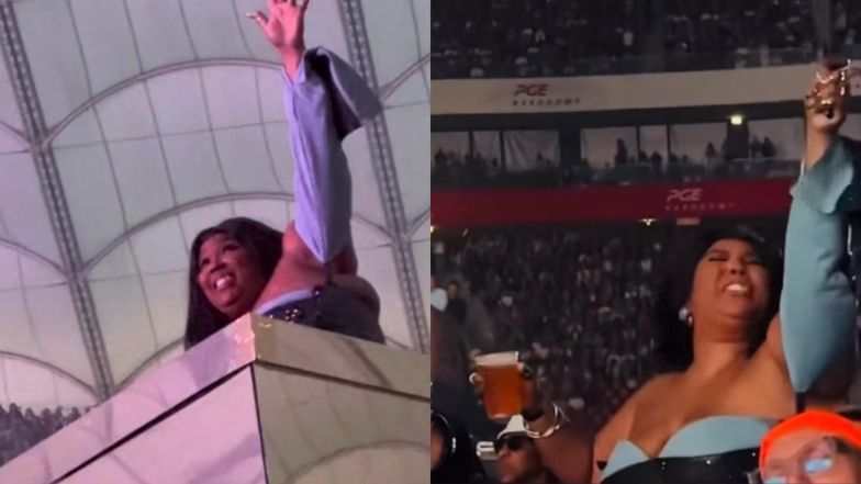 Lizzo wywija na koncercie Beyonce w Warszawie, popijając polskie piwo z nalewaka (WIDEO)