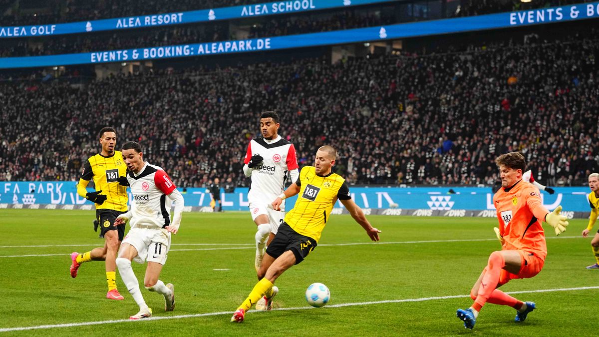 Getty Images / Ulrik Pedersen/NurPhoto / Na zdjęciu: Eintracht Frankfurt wygrał z Borussią Dortmund 2:0