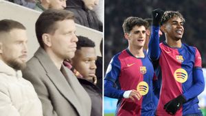 Pokazali, jak Szczęsny oglądał popis Barcelony. Jedno rzuca się w oczy