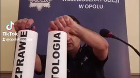 Polska policja jak Cristiano Ronaldo. Nagranie niesie się po sieci