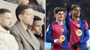 Pokazali, jak Szczęsny oglądał popis Barcelony. Jedno rzuca się w oczy