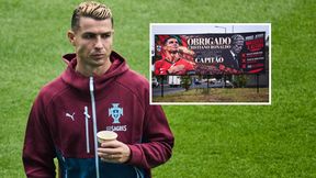 W Lizbonie pojawiły się takie banery o Ronaldo