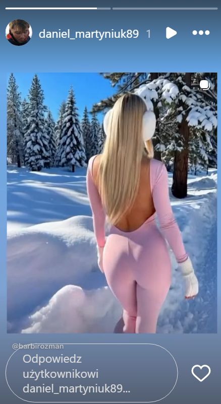 Daniel Martyniuk wrzucił nagranie kobiety