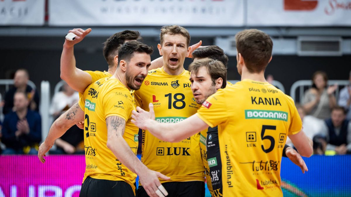 Zdjęcie okładkowe artykułu: Materiały prasowe / Plusliga / Siatkarze Bogdanki LUK Lublin