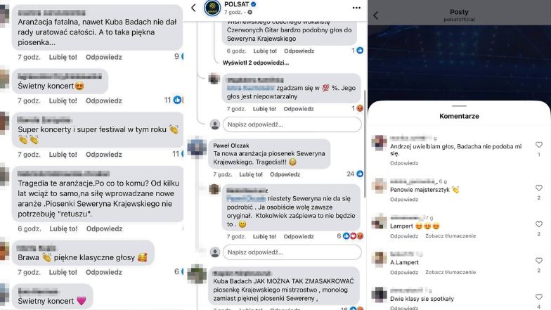 Internauci oceniają występ Badacha na Polsat Hit Festiwal