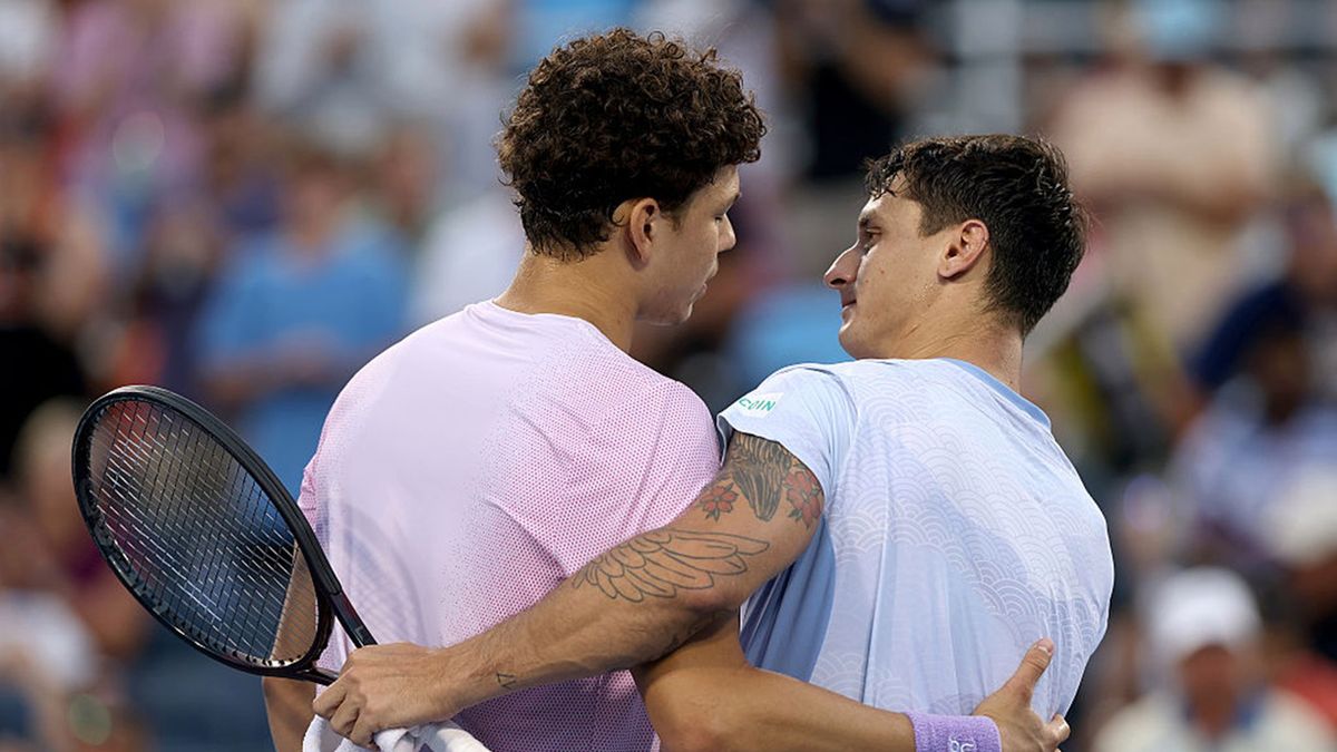 Getty Images / Matthew Stockman / Na zdjęciu: Ben Shelton i Camilo Ugo Carabelli