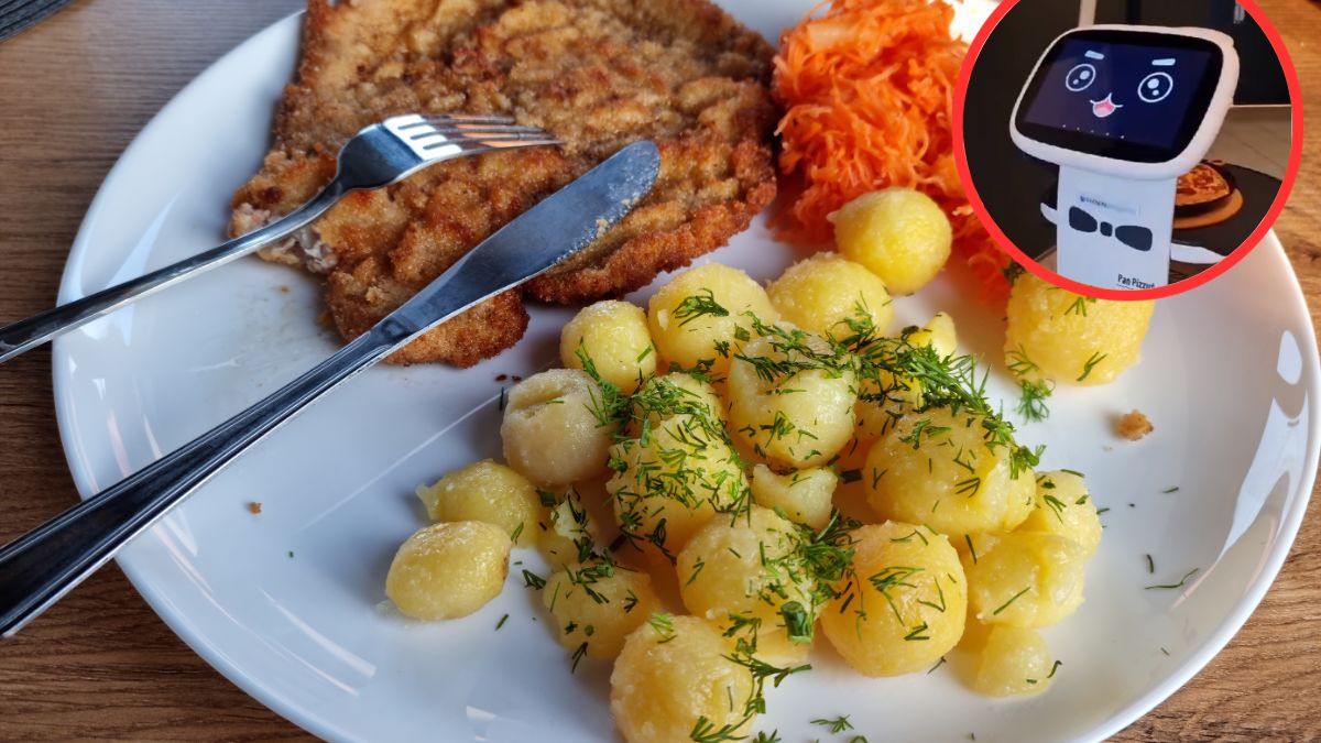 Robot w roli kelnera