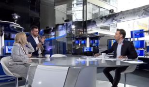 "Intruz" w studio TVN24. Uciekł i wrócił ponownie