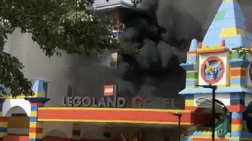 W brytyjskim Legolandzie wybuchł pożar