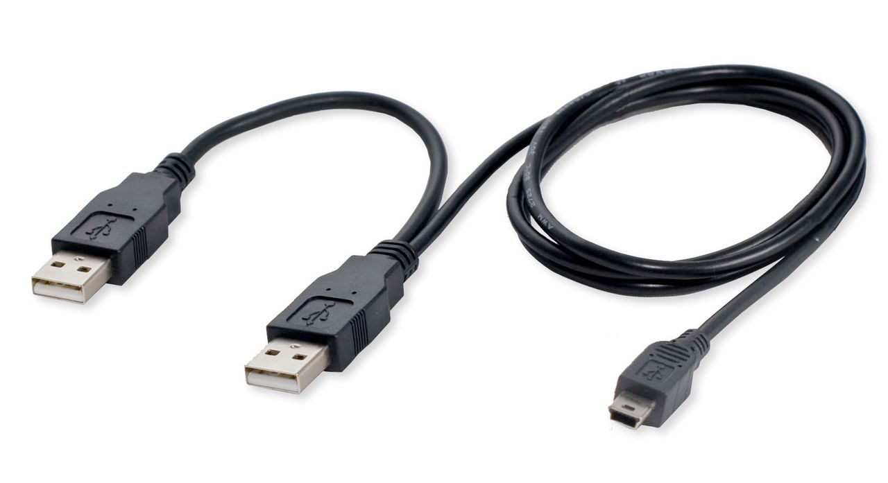Kabel USB typu Y - i dwa porty masz z głowy... (fot. sybusa.com)