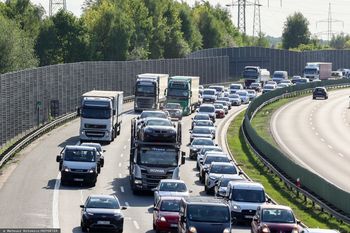 Dwie osobne kolizje na A4. Korek liczył ponad 15 kilometrów