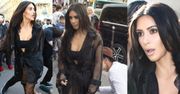 Rzucił się na Kim Kardashian w Paryżu i... pocałował ją w pupę! (ZDJĘCIA)
