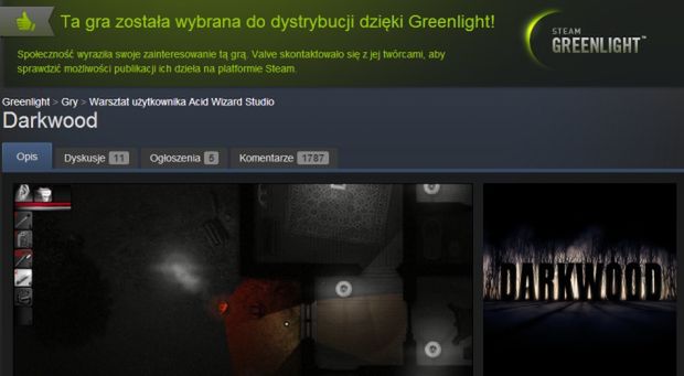 Steam zaakceptował nowe gry z platformy Greenlight - w tym polskie Darkwood
