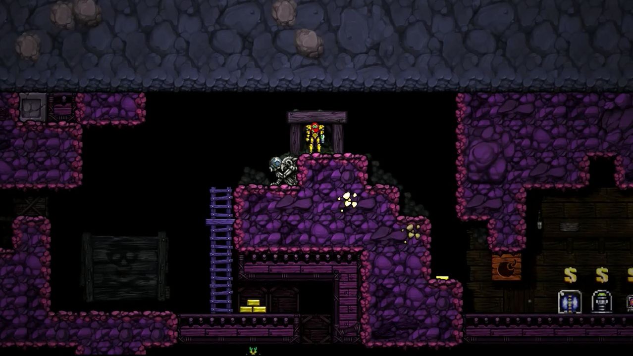 Spelunky + Metroid. Takie mody to ja rozumiem