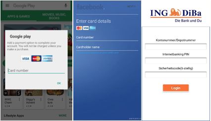 Marcher podszywający się pod Google Play, Facebooka i bank ING-DiBa