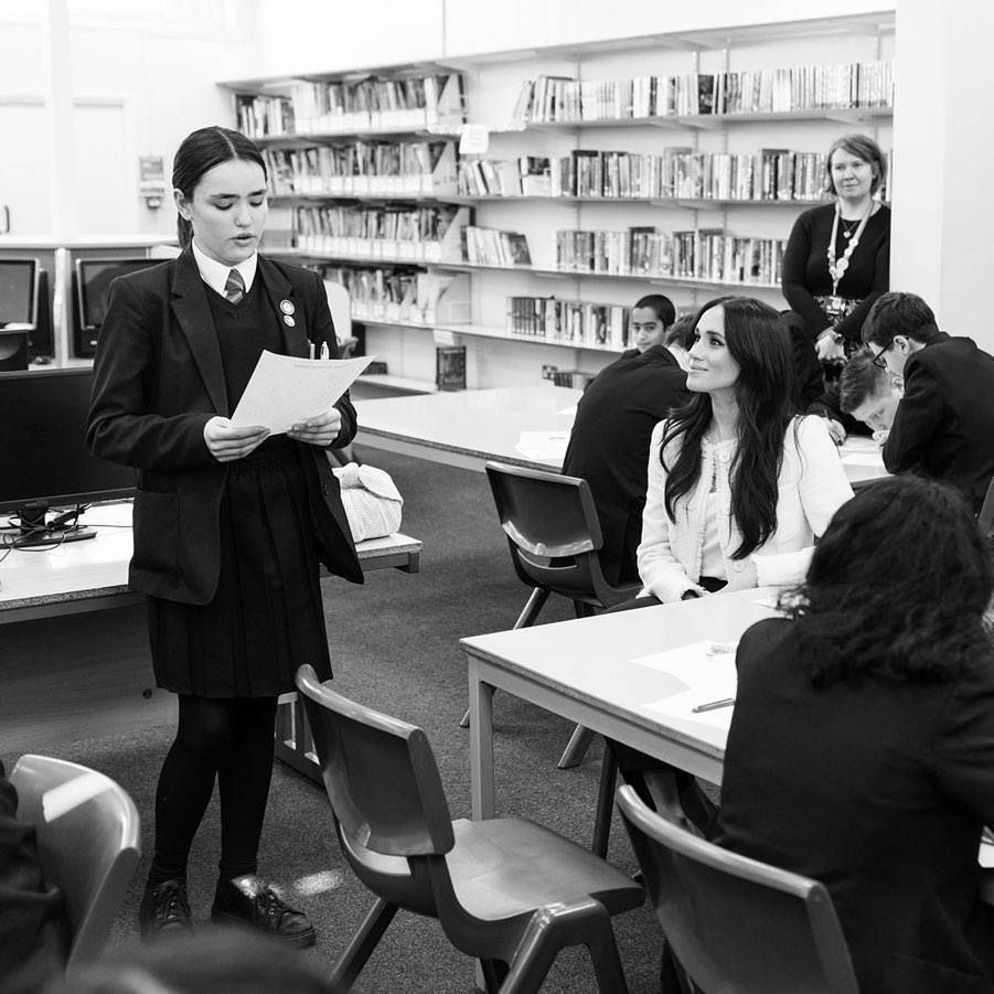Meghan Markle - Robert Clack School