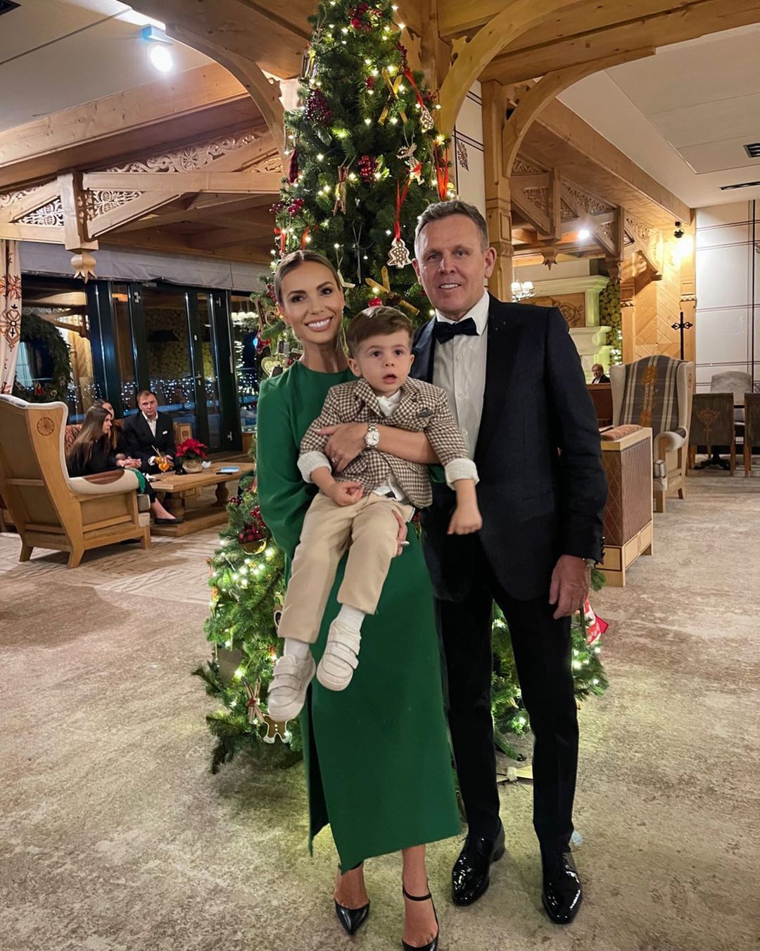 Izabela Janachowska z rodziną - Boże Narodzenie 2021